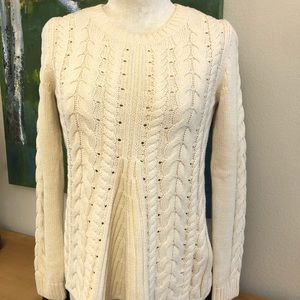 Cabi Cable-knit Sweater